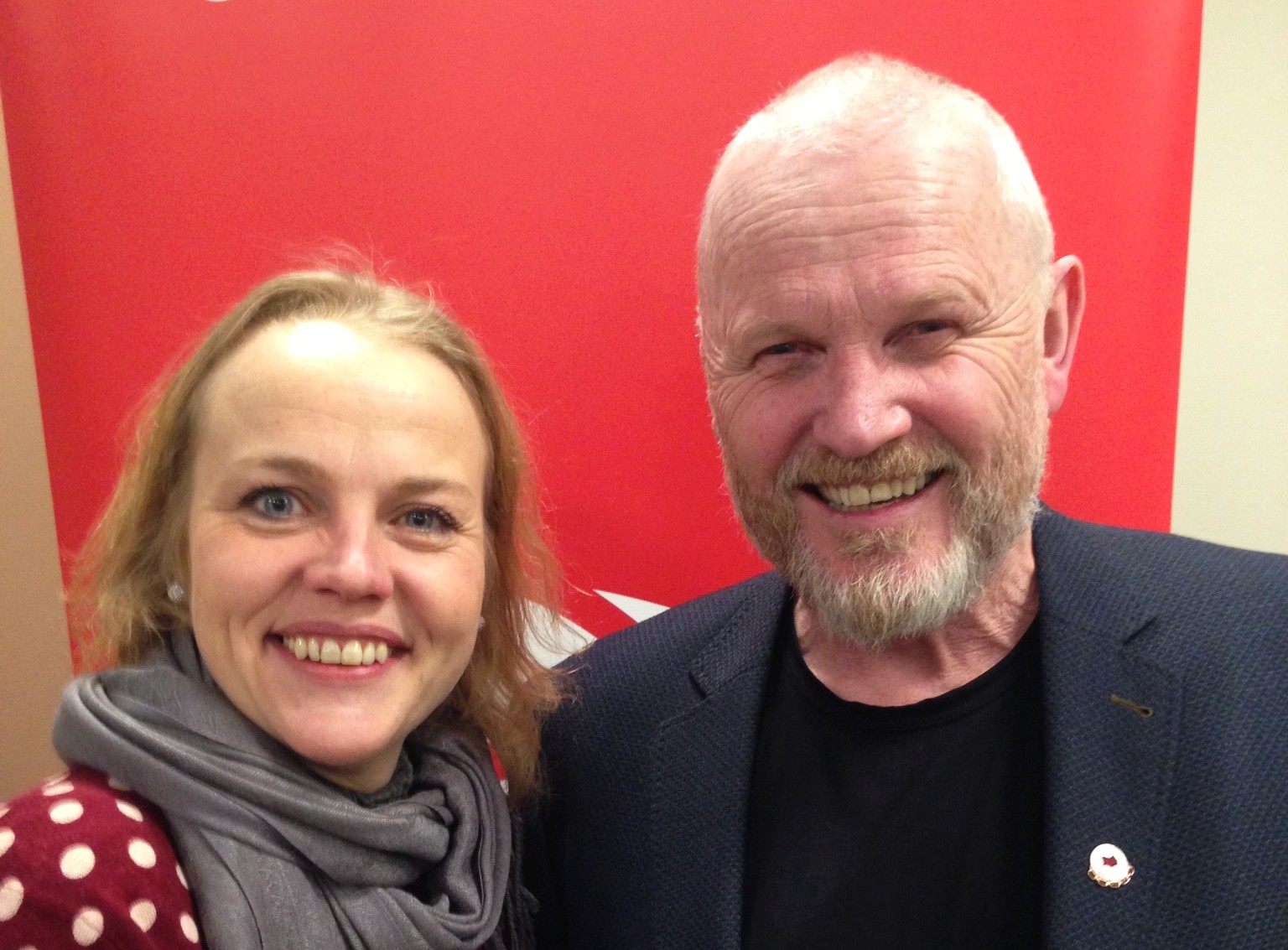 Siri Grøttjord og Ove Sem (Foto: Eivind Stende)